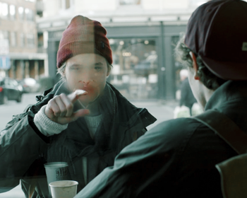 Later in ep 8, Even meets up with Isak with a romantic night planned.
